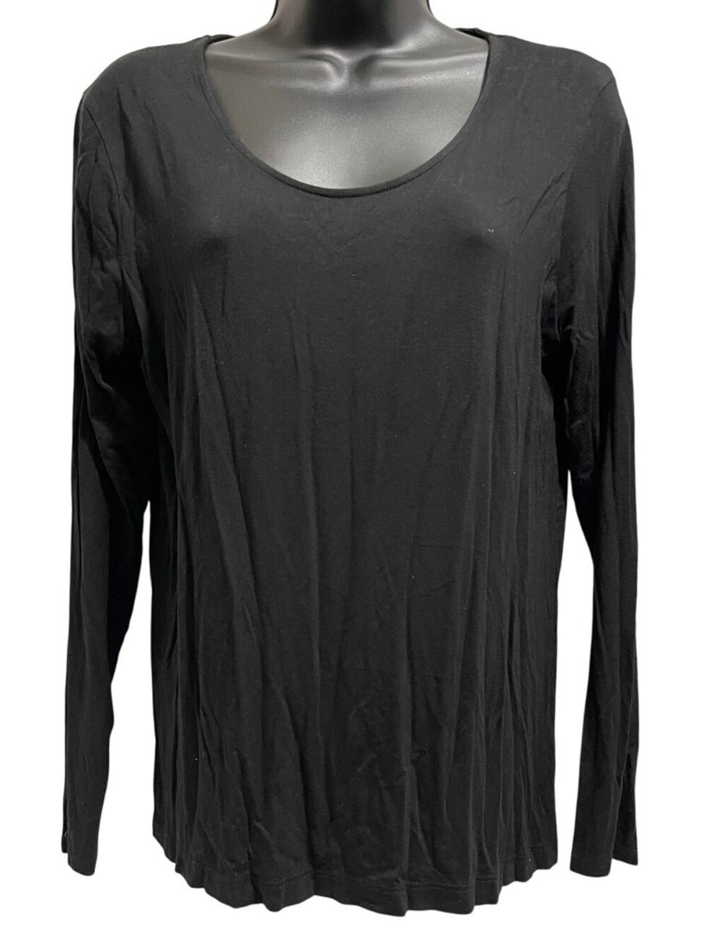 Mercer & Madison Black Lightweight Long Sleeve Shirt - Size Medium